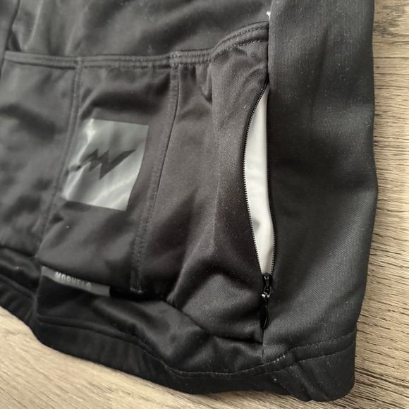 Morvelo Cheech Thermoactive Fleece‎ Lined Long Sleeve Cycling Jersey Full Zip M - Picture 11 of 12